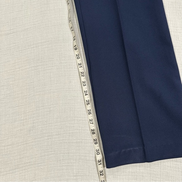 Vintage Levi Strauss & Co. Navy Blue High-Waisted Dress Pants/Trousers - Picture 8 of 12